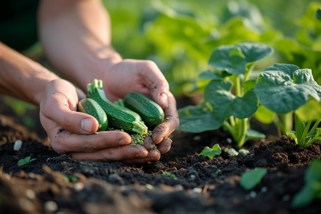 quand planter les graines de courgettes