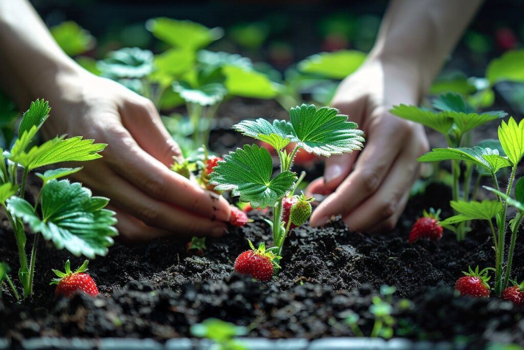 quand planter les fraises en jardiniere