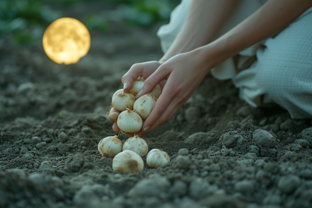 quand planter les echalotes avec la lune