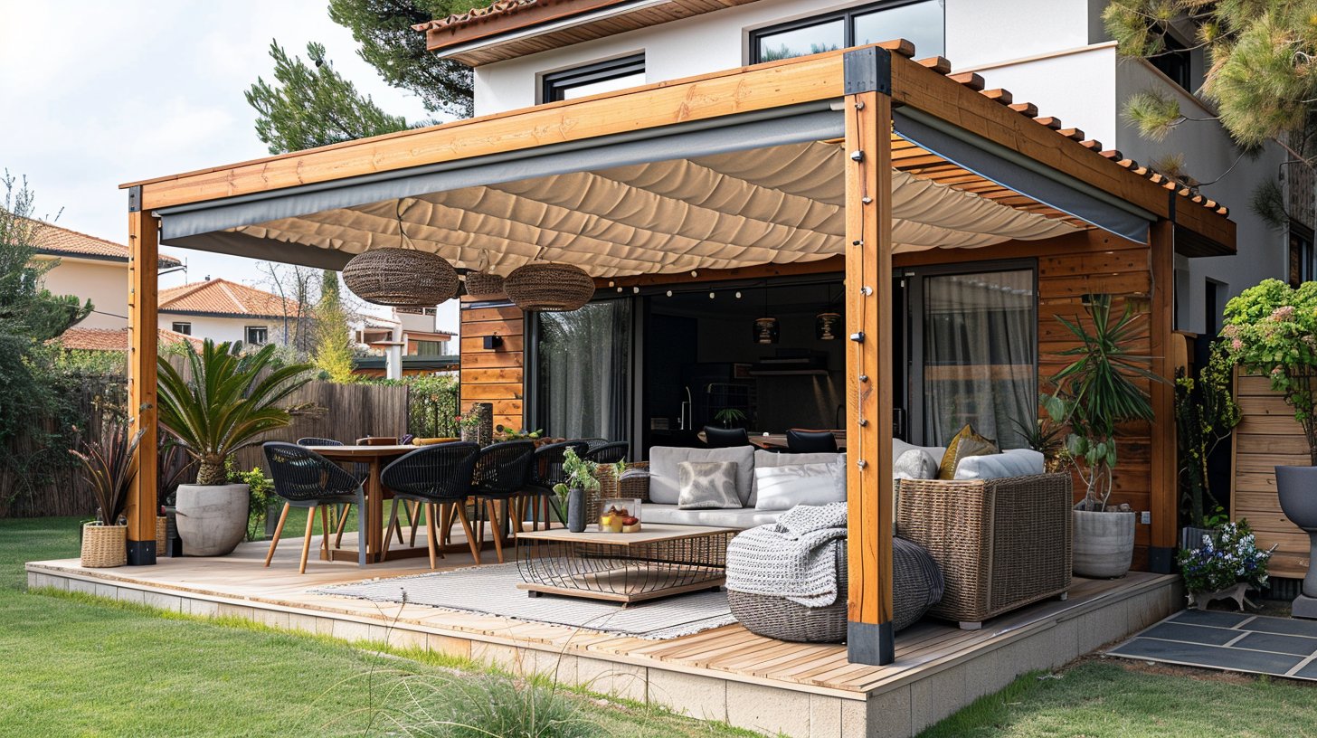 🌳 Comment faire une toile coulissante pour pergola